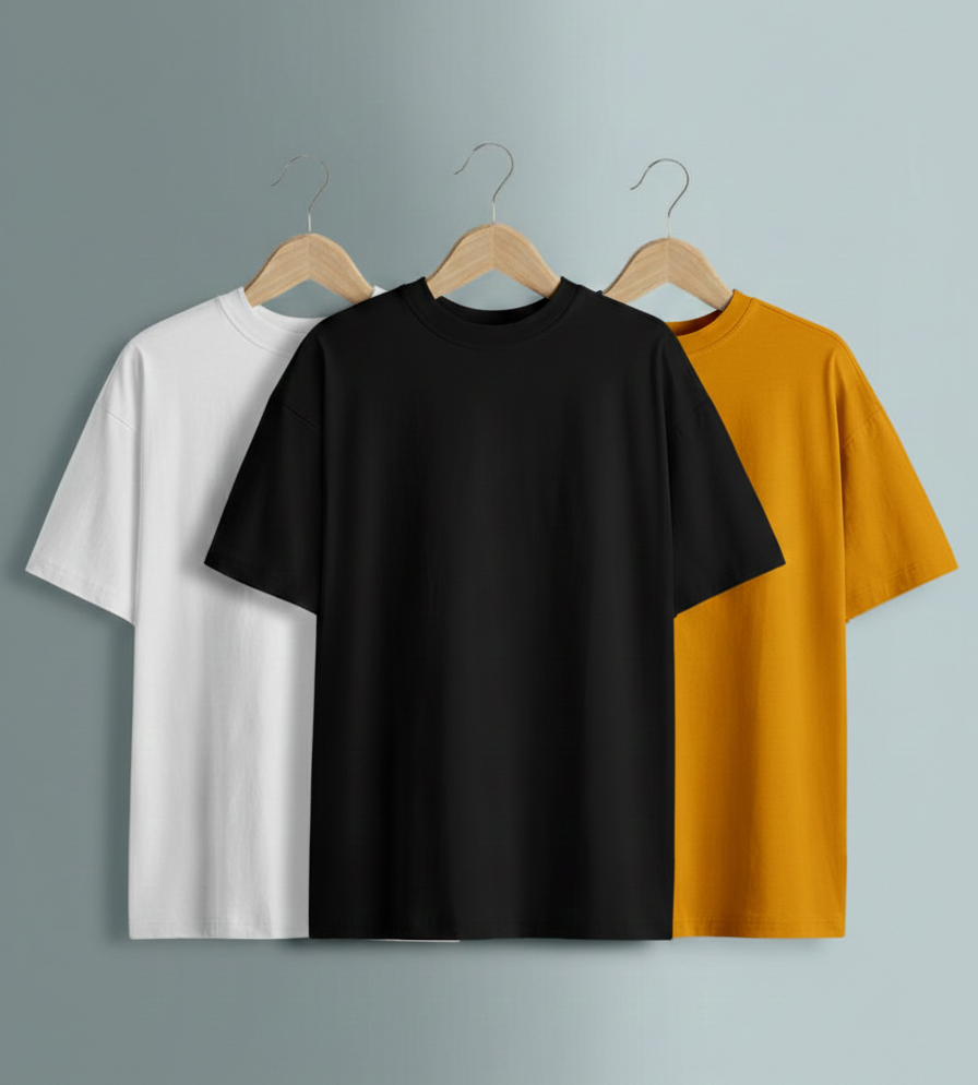 3-Pack Regular Fit T-Shirts