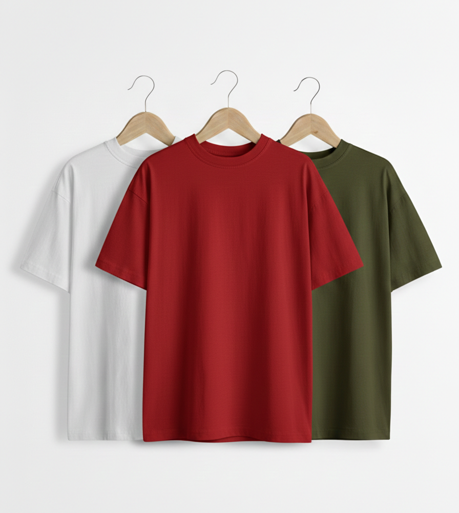 3-Pack Regular Fit T-Shirts