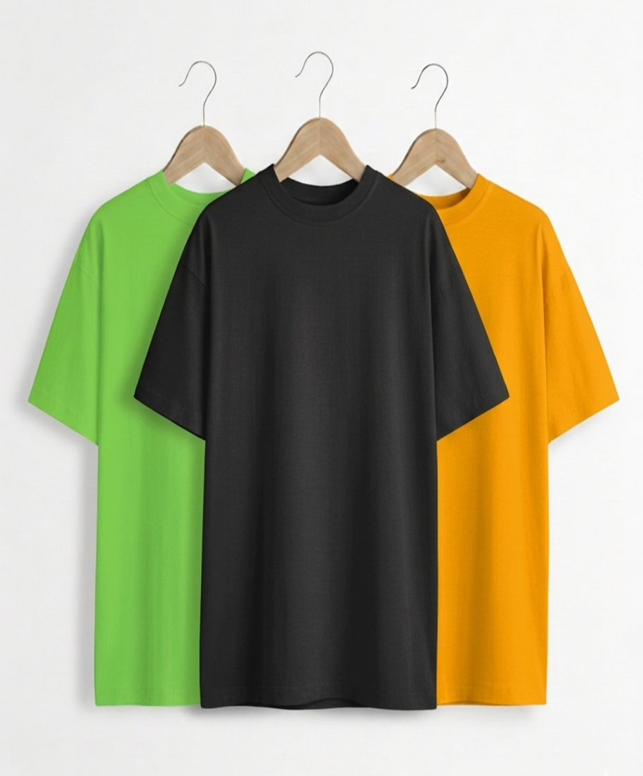 3-Pack Regular T-Shirts | Men