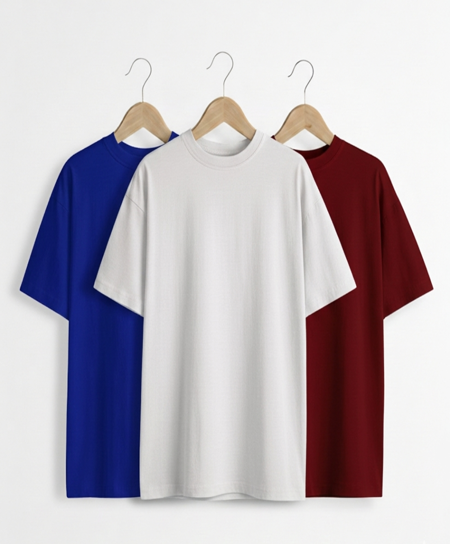 3-Pack Regular T-Shirts | Men