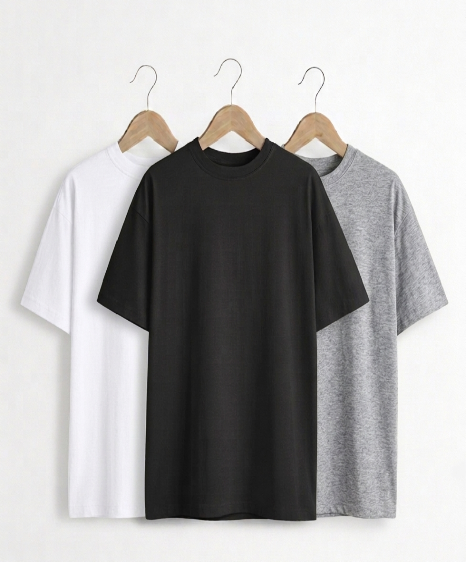 3-Pack Regular T-Shirts | Men
