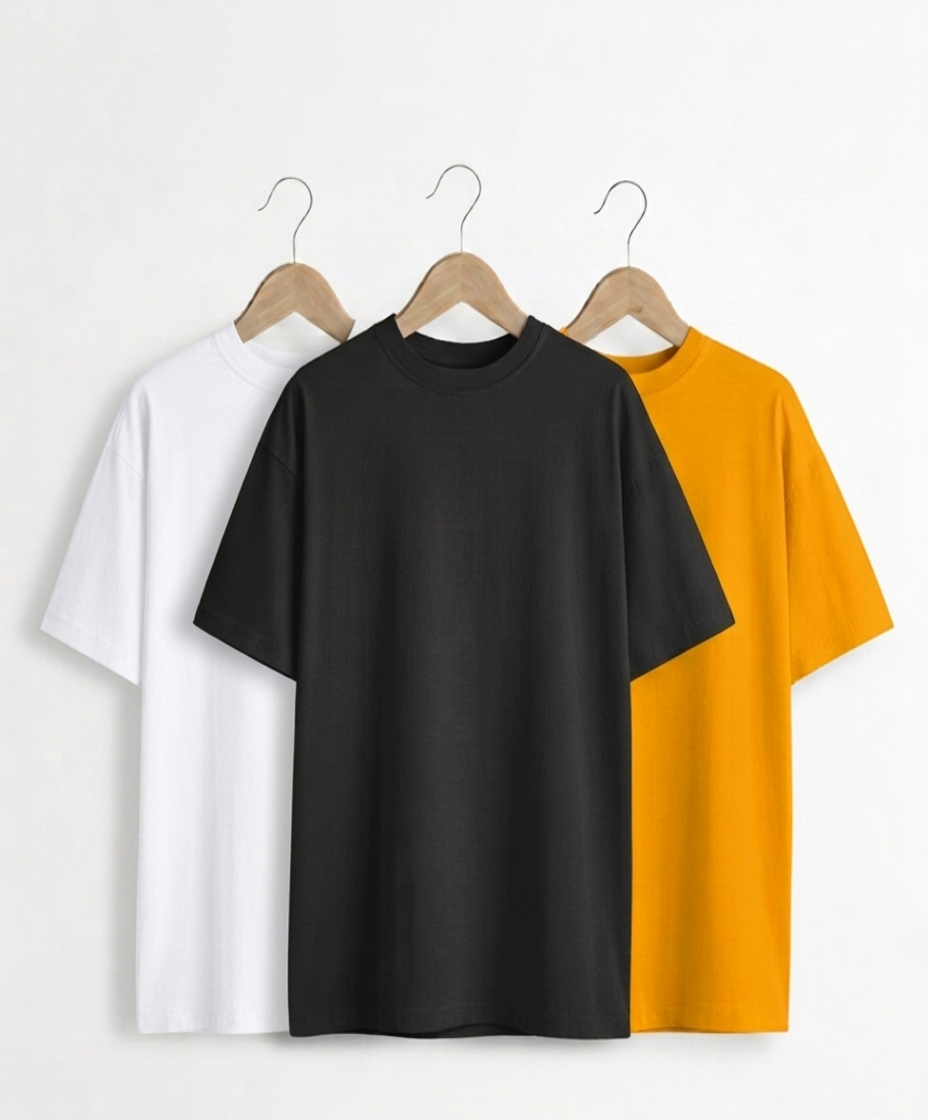 3-Pack Regular T-Shirts | Men