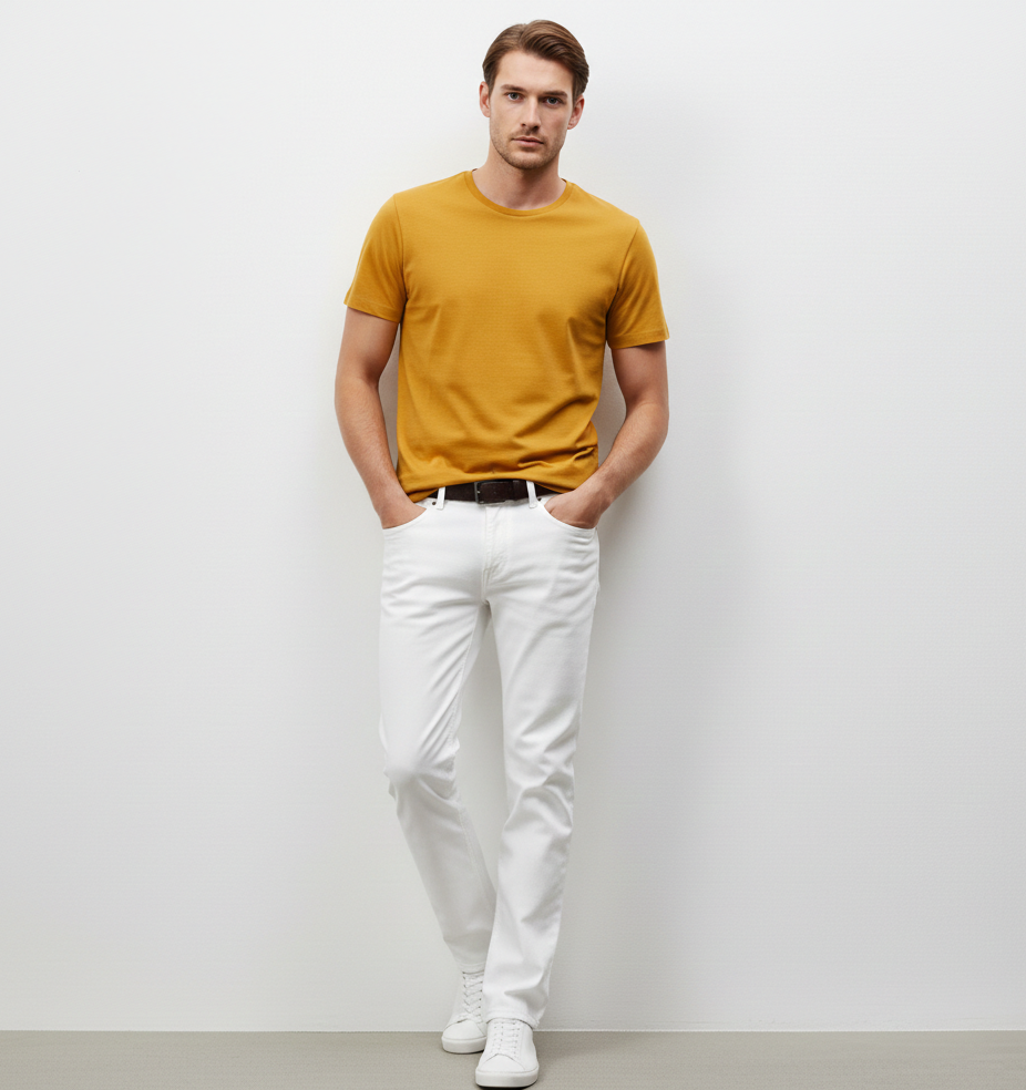 Regular Fit T-Shirt-100% Combed Cotton