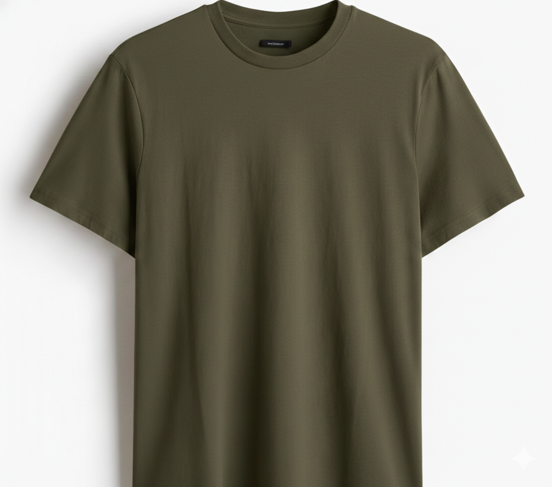 Regular Fit T-Shirt-100% Combed Cotton