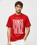 Make Things Happen Regular Fit Tee – Racing Red